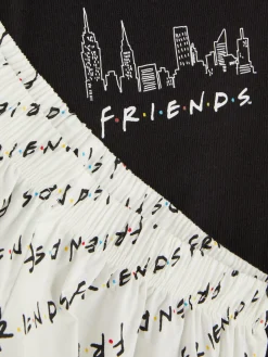 Schlafanzüge|Primark „Friends“ Schlafanzug Mit Trägertop Schwarz