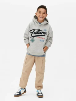 Hoodies Und Sweatshirts|Primark „Future Projects“ Bouclé-Hoodie Grau
