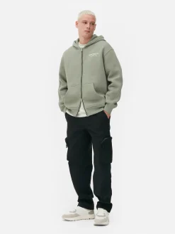 Hoodies Und Sweatshirts|Primark „Future Projects“ Hoodie Mit Reißverschluss Hellgrün