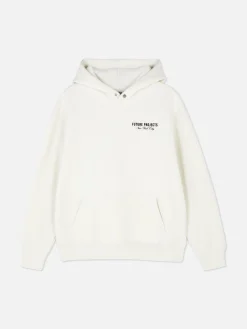 Hoodies Und Sweatshirts|Primark Future Projects Hoodie Mit Grafik Zum Kombinieren Ecrufarben