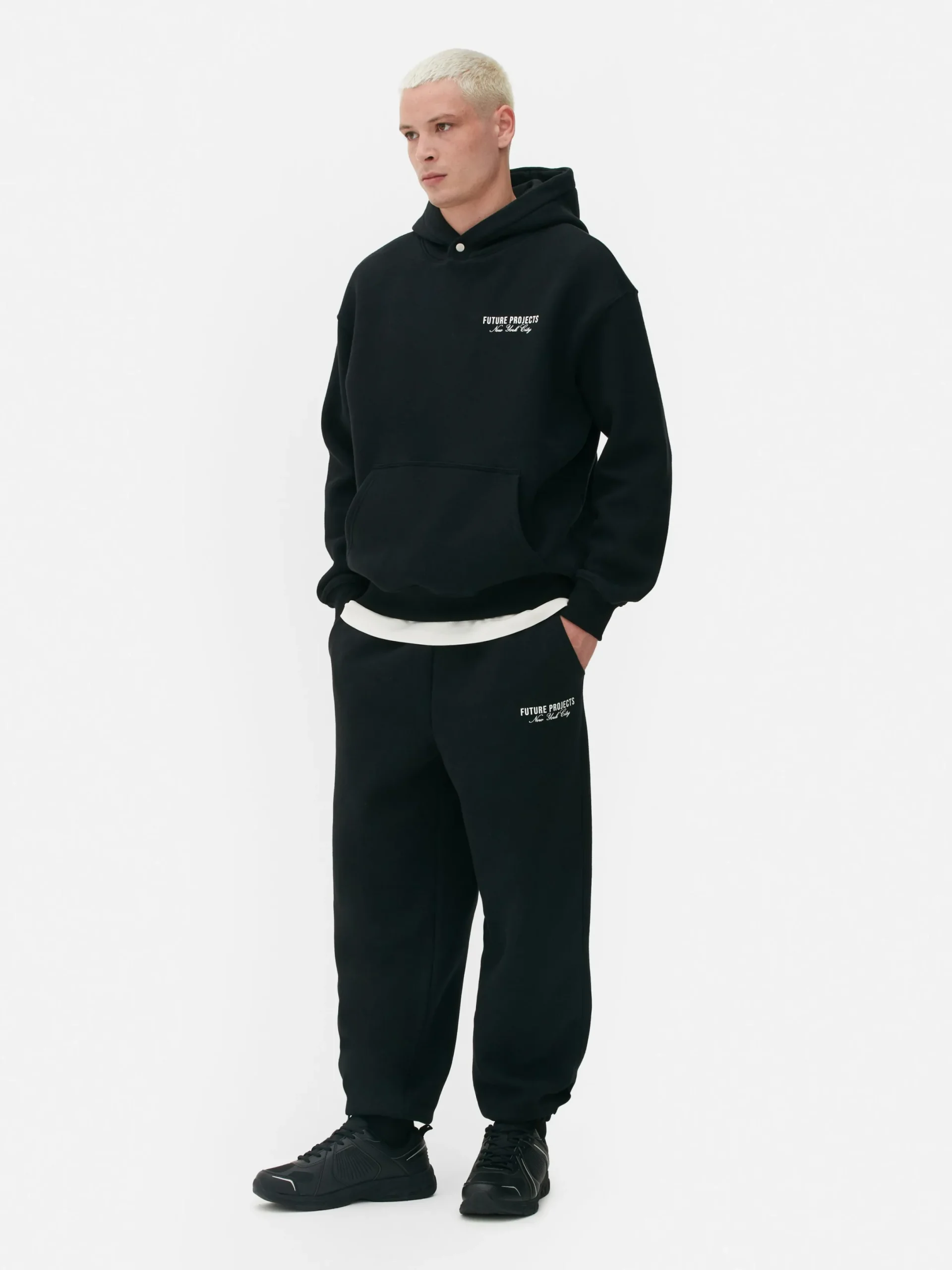 Jogginghosen|Primark „Future Projects“ Jogginghose Mit Bündchen Schwarz