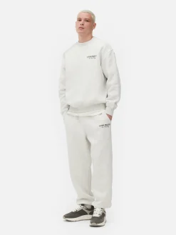 Hoodies Und Sweatshirts|Primark „Future Projects New York City“ Sweatshirt Grau meliert