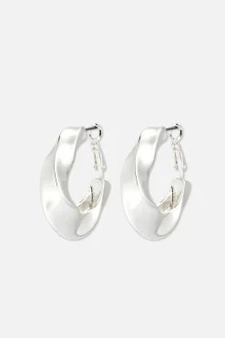 Schmuck|Primark Gedrehte Creolen Weiß
