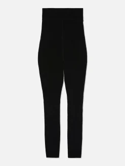 Strumpfhosen|Hosen Und Leggings|Primark Gefütterte Samtleggings Schwarz