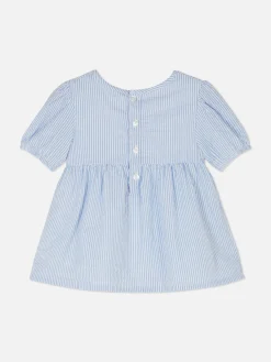 Tops Und T-Shirts|Primark Gekräuselte Hängerbluse Mit Streifenmuster Blau