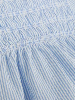 Tops Und T-Shirts|Primark Gekräuselte Hängerbluse Mit Streifenmuster Blau