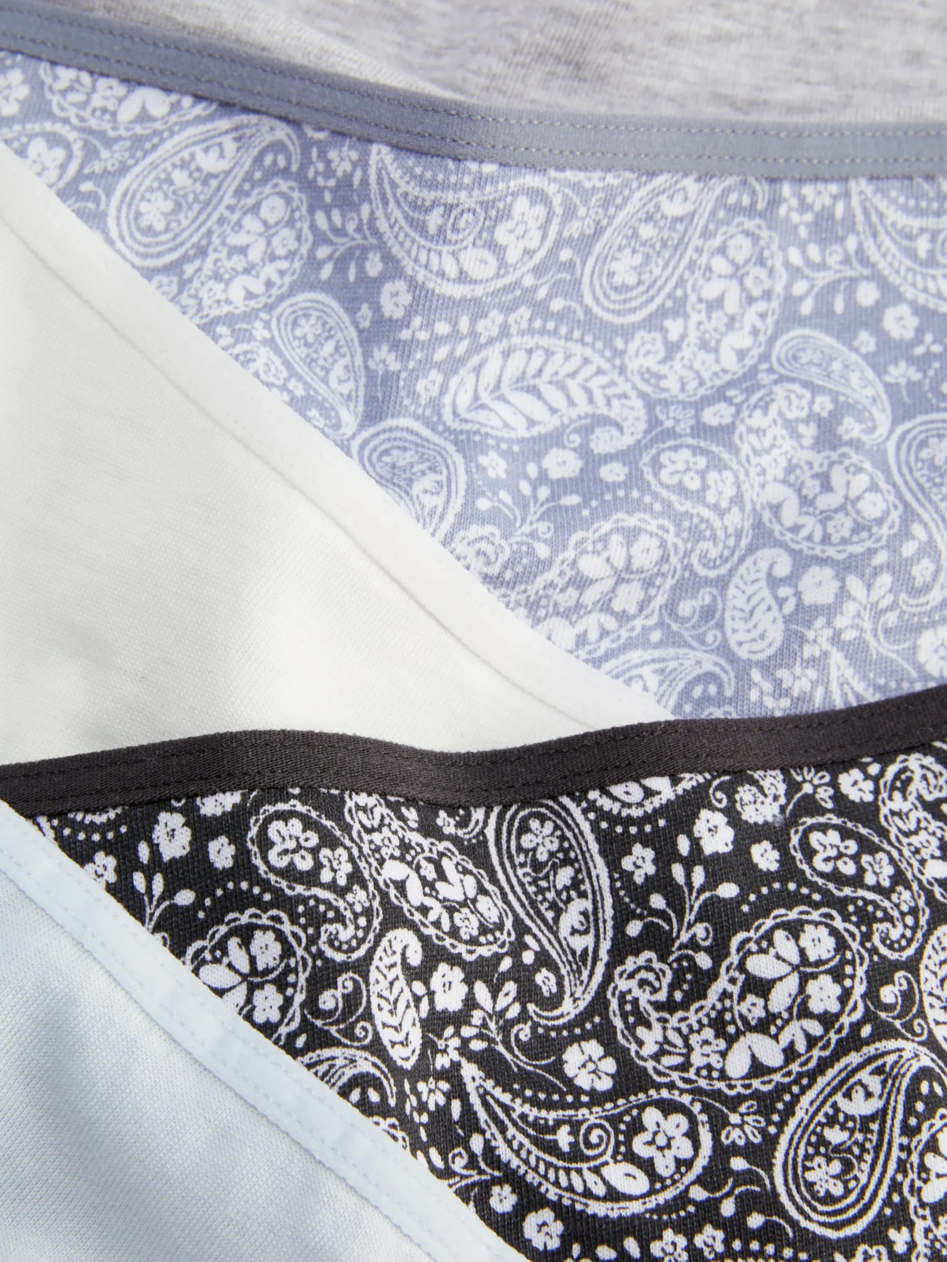 Slips|Primark Gemusterte Tangas, 5er-Pack Blau