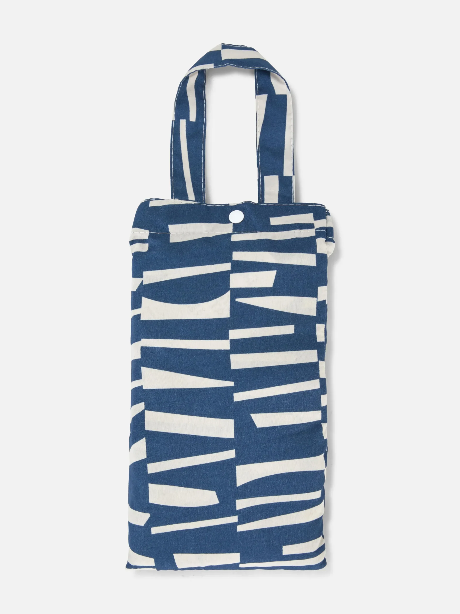 Badematten|Primark Gemusterter Duschvorhang Marineblau