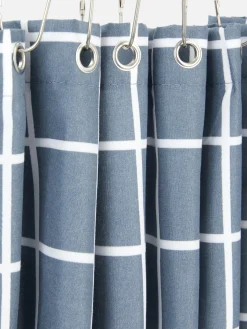 Badematten|Primark Gemusterter Duschvorhang Grau