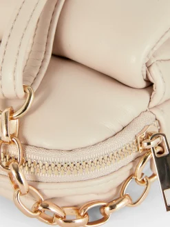 Taschen Und Portemonnaies|Primark Gepolsterte Handytasche Aus Kunstleder Ecrufarben