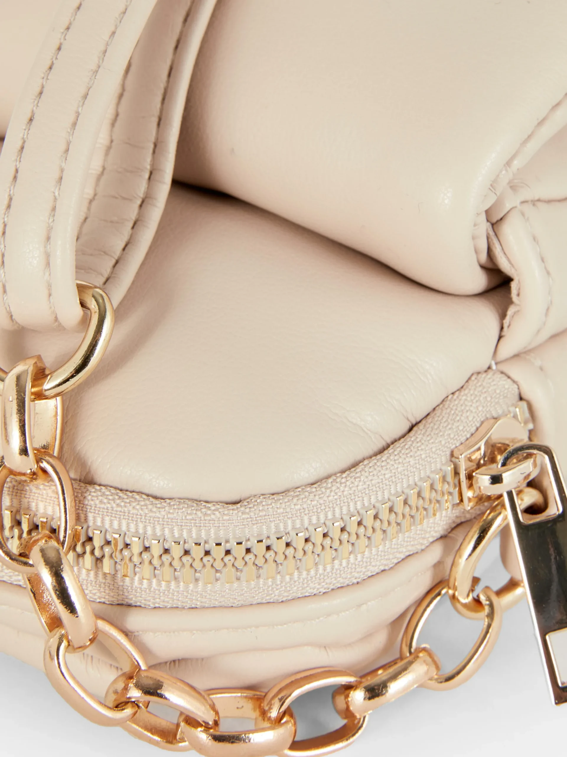 Taschen Und Portemonnaies|Primark Gepolsterte Handytasche Aus Kunstleder Ecrufarben