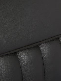Taschen Und Portemonnaies|Primark Gepolsterte Schultertasche Aus Kunstleder Schwarz
