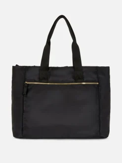 Taschen Und Portemonnaies|Primark Gepolsterte Tragetasche Schwarz