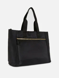 Taschen Und Portemonnaies|Primark Gepolsterte Tragetasche Schwarz