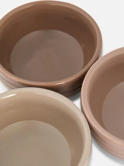 Teller, Schüsseln Und Platten|Geschirr|Primark Geriffelte Snackschüsseln, 3er-Pack Nude
