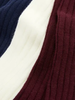 Socken Und Strumpfhosen|Primark Gerippte Basic-Strumpfhosen, 3er-Pack Marineblau