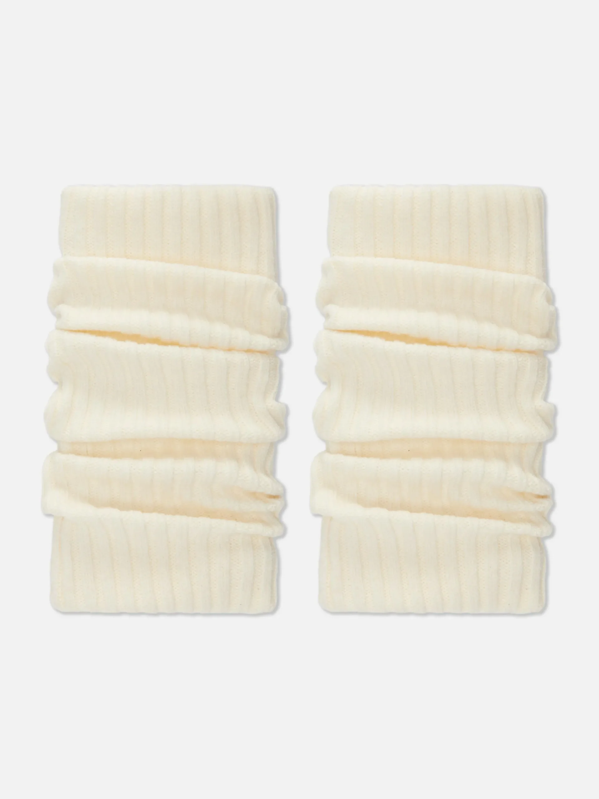 Socken|Primark Gerippte Beinstulpen Elfenbeinfarben
