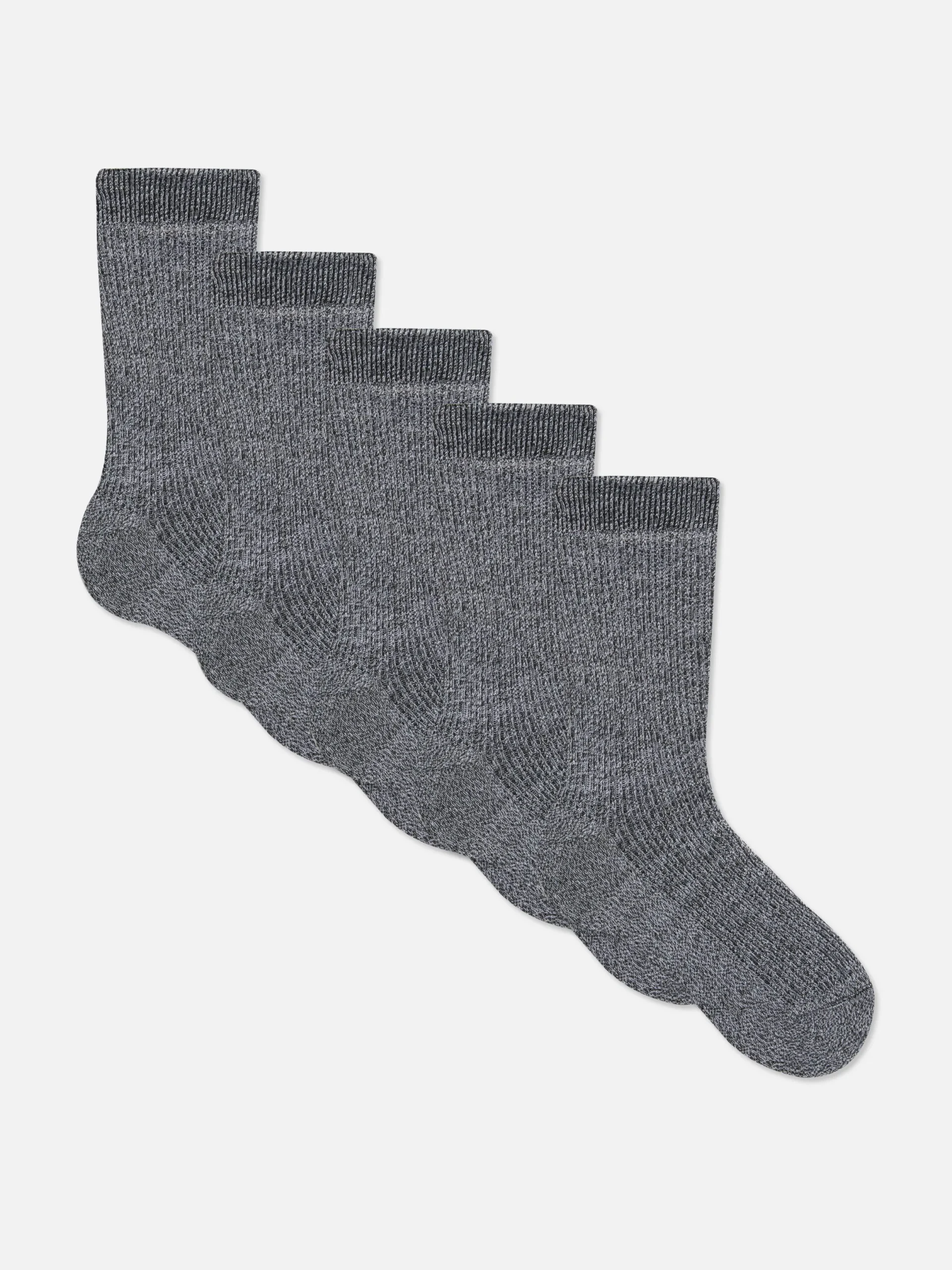 Socken|Primark Gerippte Crew-Socken, 5er-Pack Multi