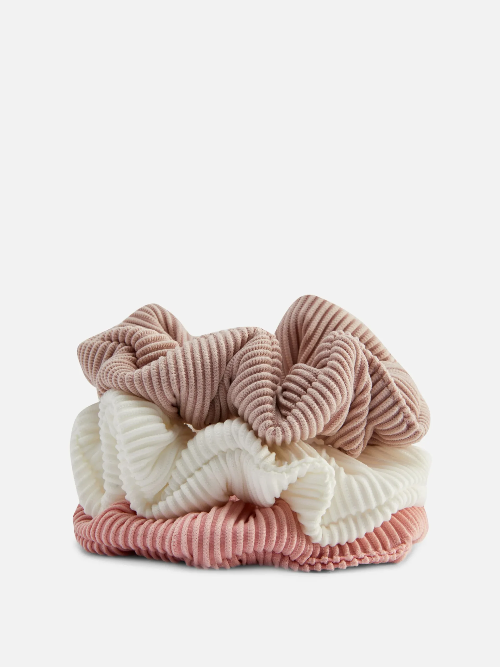 Haarschmuck|Primark Gerippte Haargummis, 3er-Pack Multi