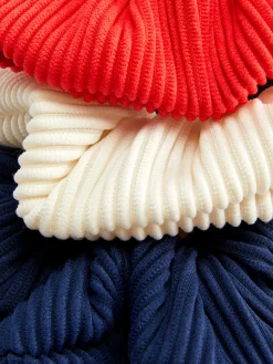 Haarschmuck|Primark Gerippte Haargummis, 3er-Pack Rot