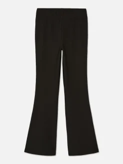 Hosen Und Leggings|Primark Gerippte Hose Mit Schlag Schwarz