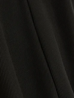 Hosen Und Leggings|Primark Gerippte Hose Mit Schlag Schwarz