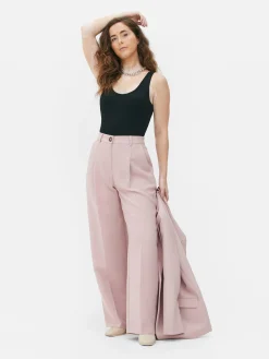 Tops Und T-Shirts|Primark Gerippter Body Mit U-Ausschnitt Schwarz