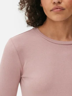 Tops Und T-Shirts|Primark Gerippter Body Mit Weicher Haptik Rosa