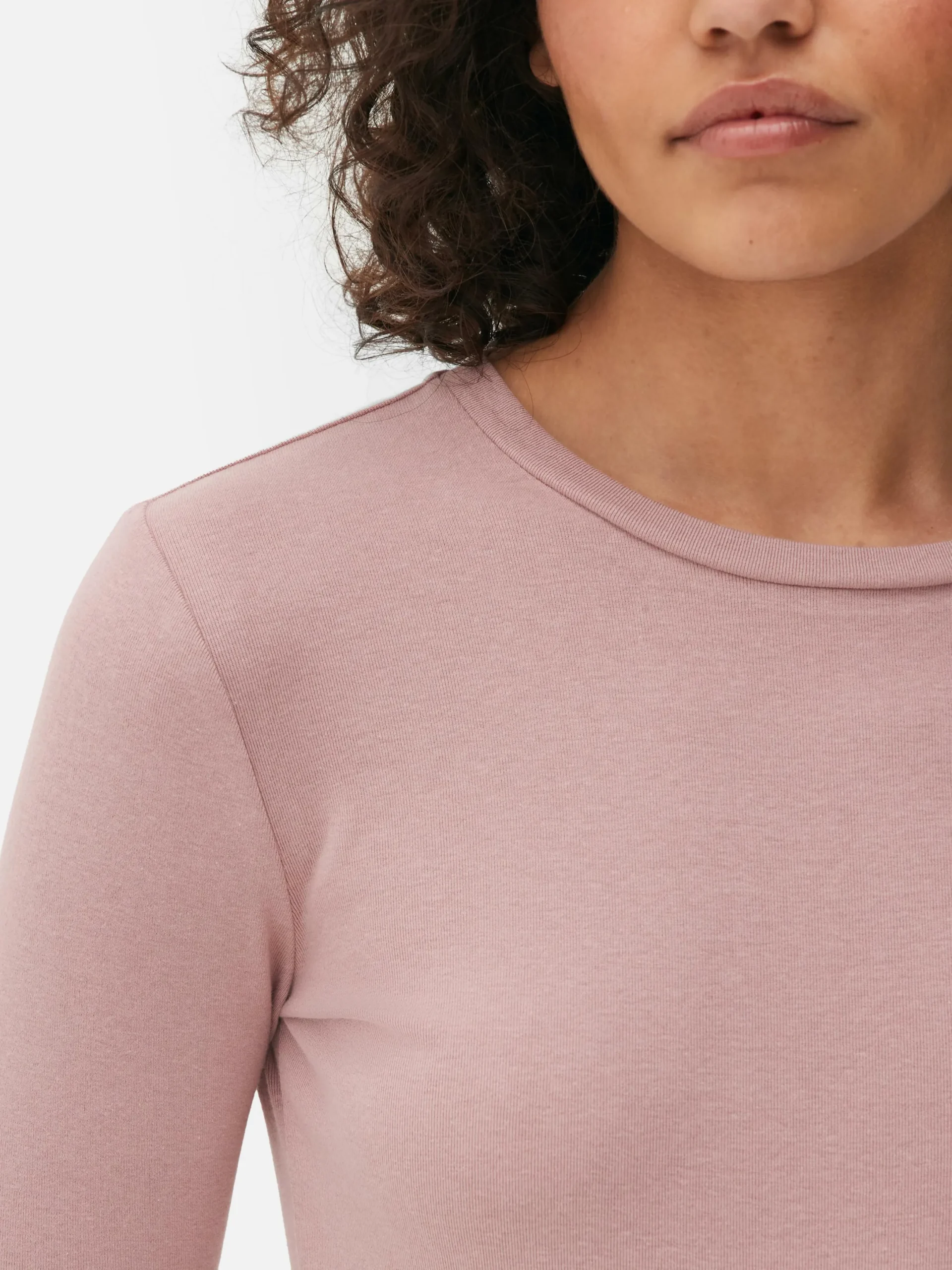 Tops Und T-Shirts|Primark Gerippter Body Mit Weicher Haptik Rosa