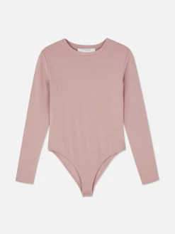 Tops Und T-Shirts|Primark Gerippter Body Mit Weicher Haptik Rosa