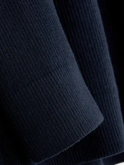 Pullover Und Cardigans|Primark Gerippter Pullover Mit Rundhalsausschnitt Marineblau