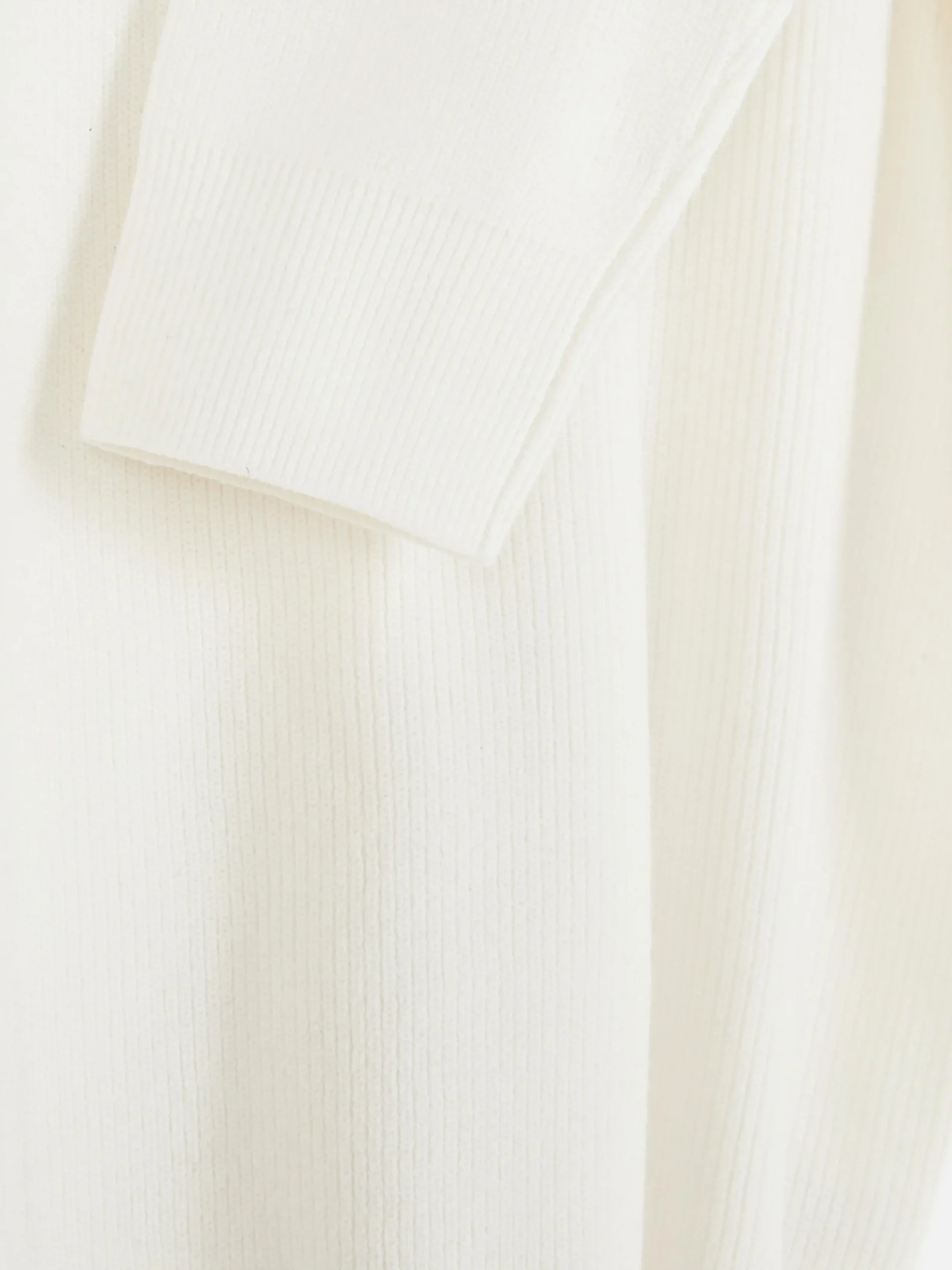 Pullover Und Cardigans|Primark Gerippter Pullover Mit Rundhalsausschnitt Ecrufarben