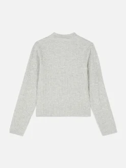 Pullover Und Cardigans|Primark Gerippter Rollkragenpullover Grau
