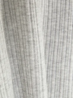 Pullover Und Cardigans|Primark Gerippter Rollkragenpullover Grau