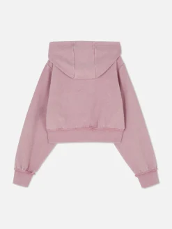 Hoodies Und Sweatshirts|Primark Geripptes Hoodie Mit Reißverschluss Rosa