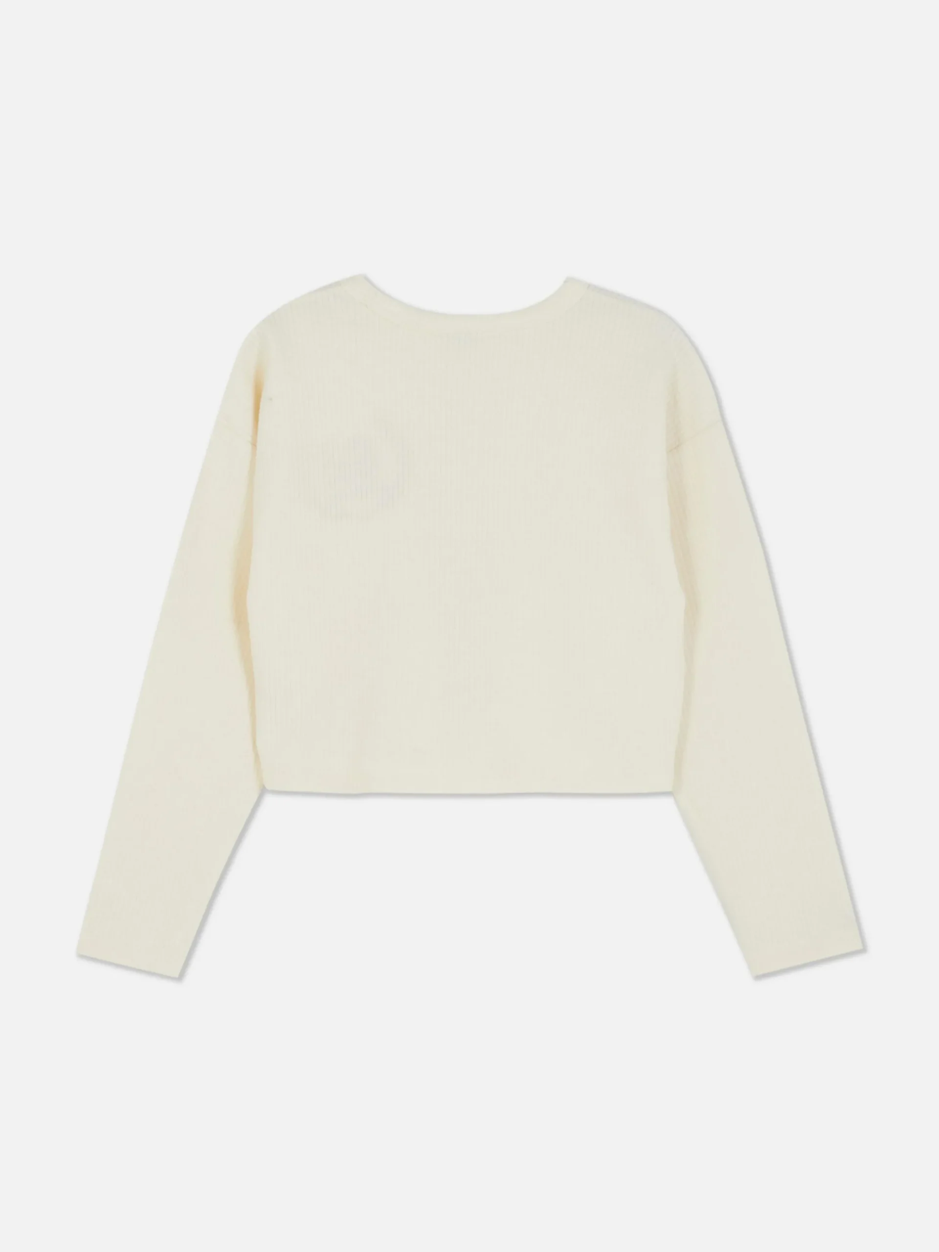 Tops Und T-Shirts|Primark Geripptes Langarmshirt Hellbeige