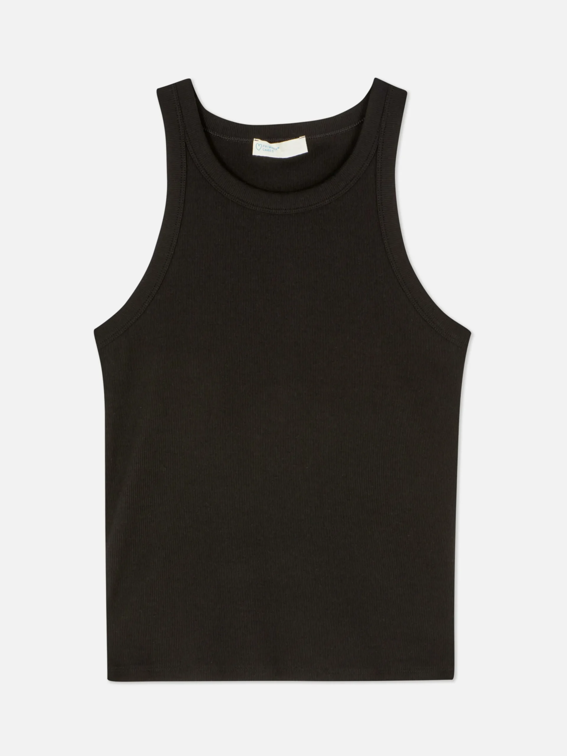 Tops Und T-Shirts|Primark Geripptes Trägertop Mit Racerback Schwarz