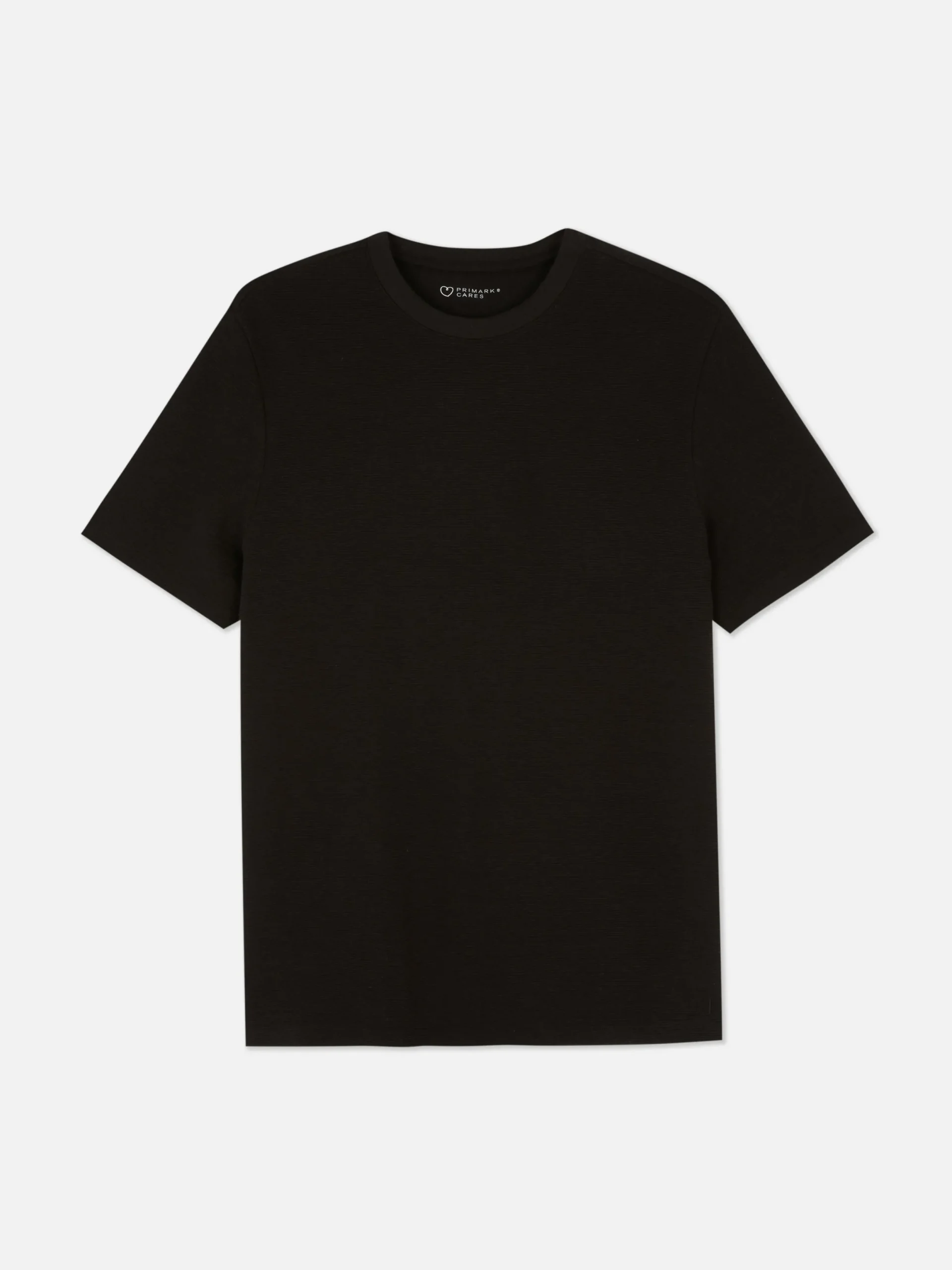 Tops Und T-Shirts|Primark Geripptes T-Shirt Aus Ottoman Schwarz
