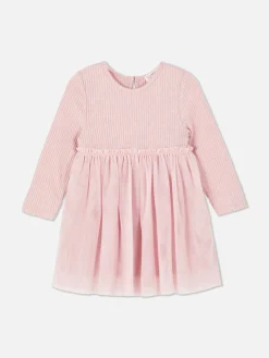 Kleider Und Röcke|Primark Geripptes Tutu-Kleid Rosa