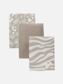 Geschirr|Primark Geschirrtücher, 3er-Pack Beige