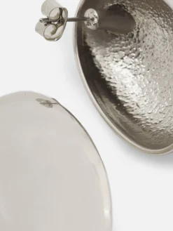 Schmuck|Primark Gesteppte Ohrstecker Weiß