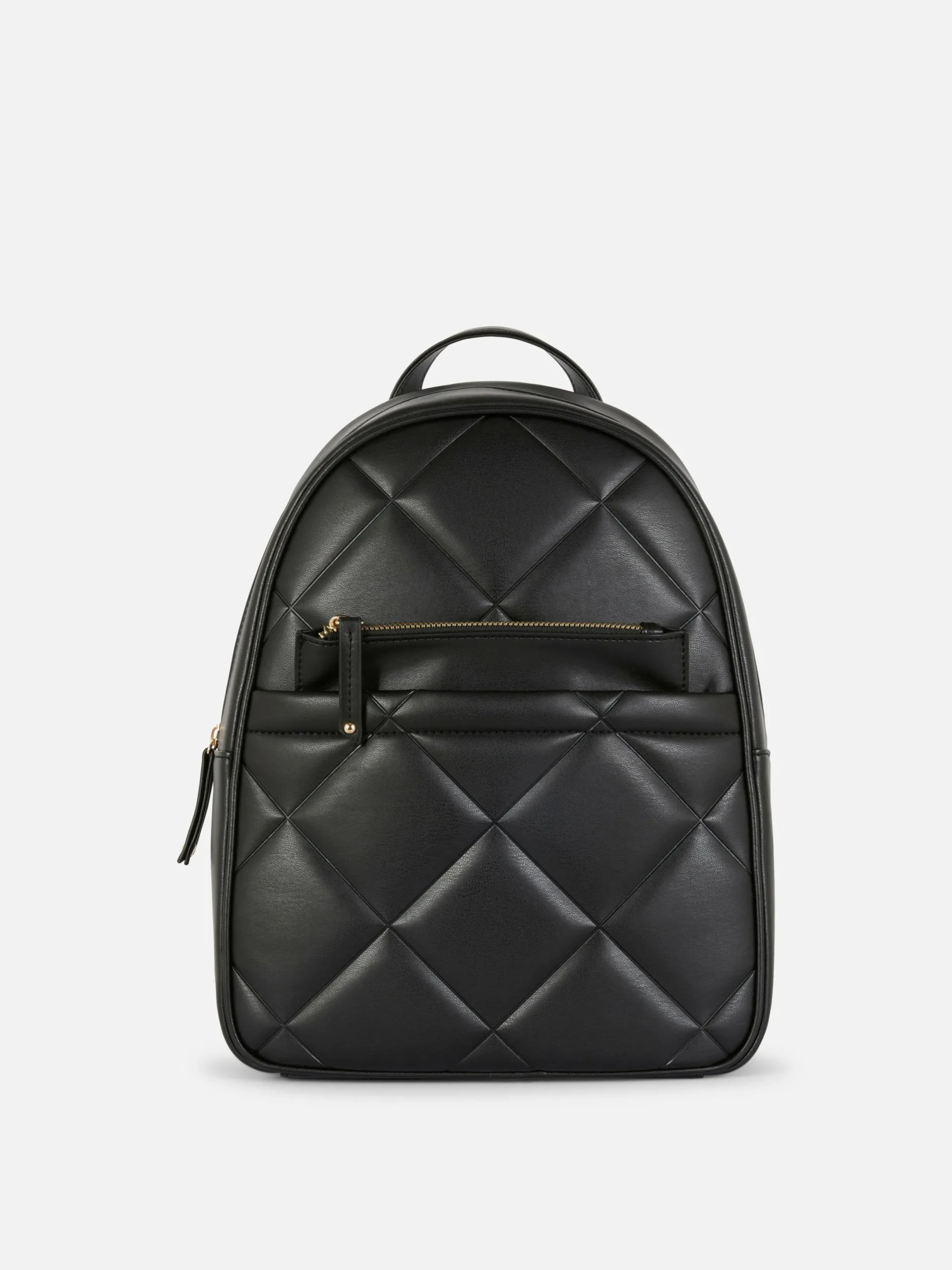 Taschen Und Portemonnaies|Primark Gesteppter Kunstlederrucksack Schwarz