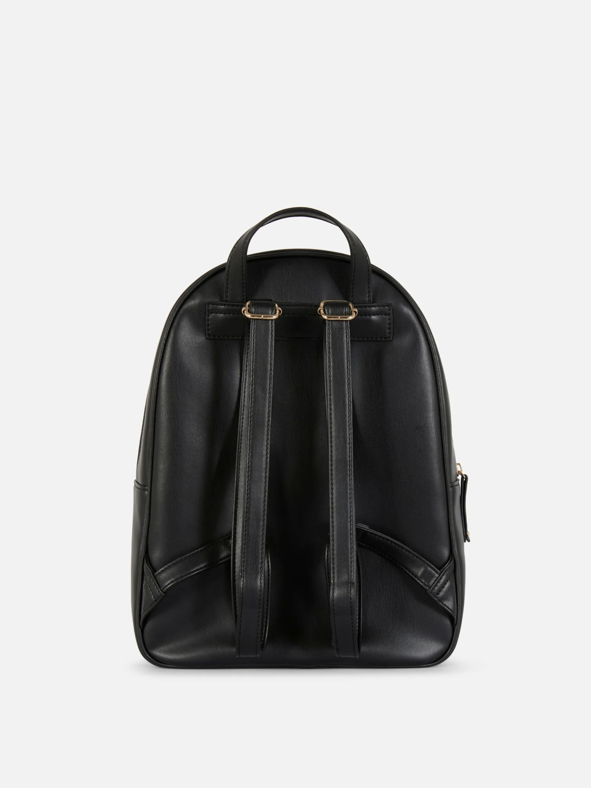 Taschen Und Portemonnaies|Primark Gesteppter Kunstlederrucksack Schwarz