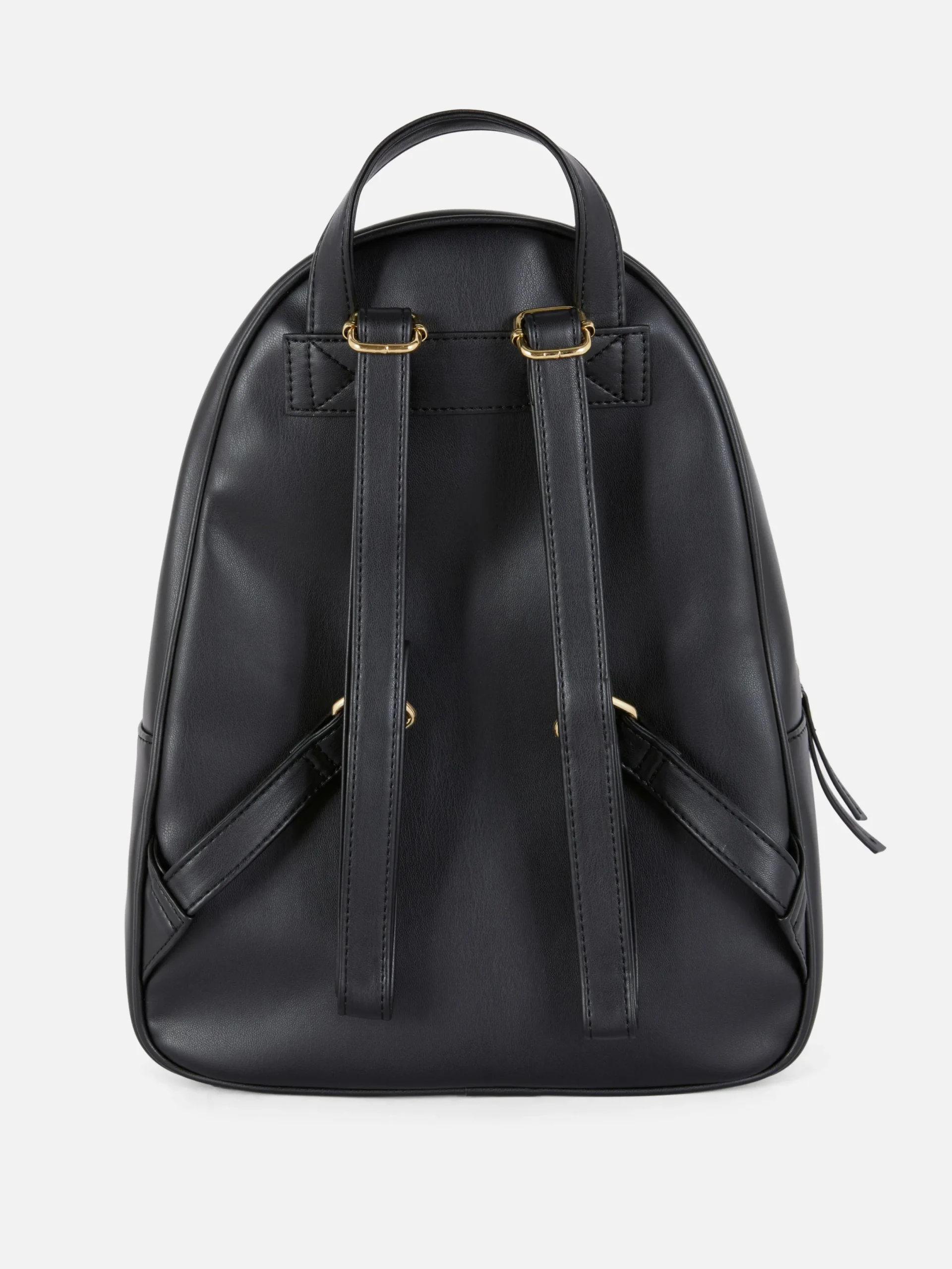 Taschen Und Portemonnaies|Primark Gesteppter Rucksack Aus Kunstleder Schwarz