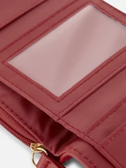 Taschen Und Portemonnaies|Primark Gestepptes Portemonnaie Mit Initiale Rot
