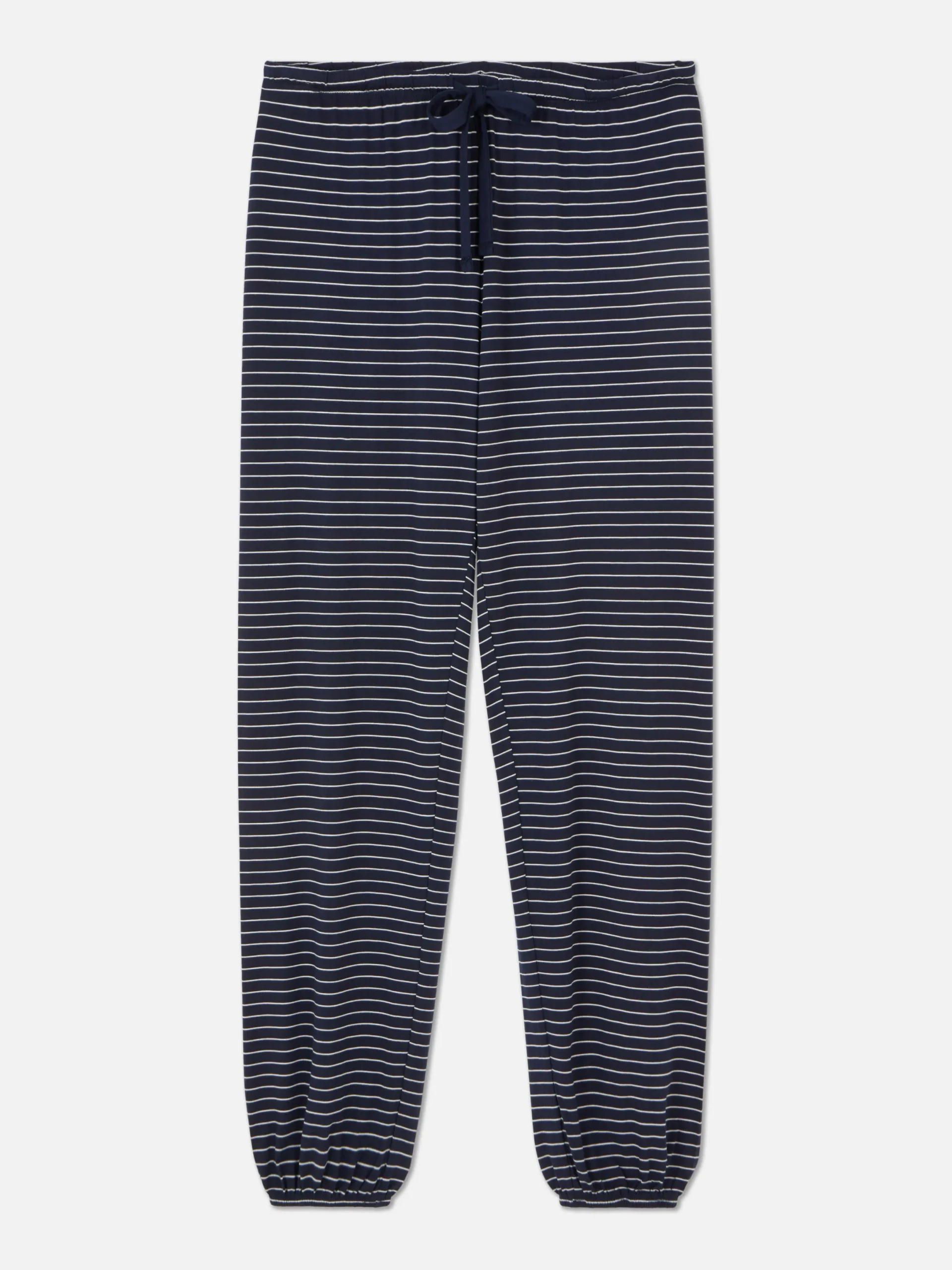 Schlafanzughosen|Primark Gestreifte Schlafanzug-Jogginghose Marineblau