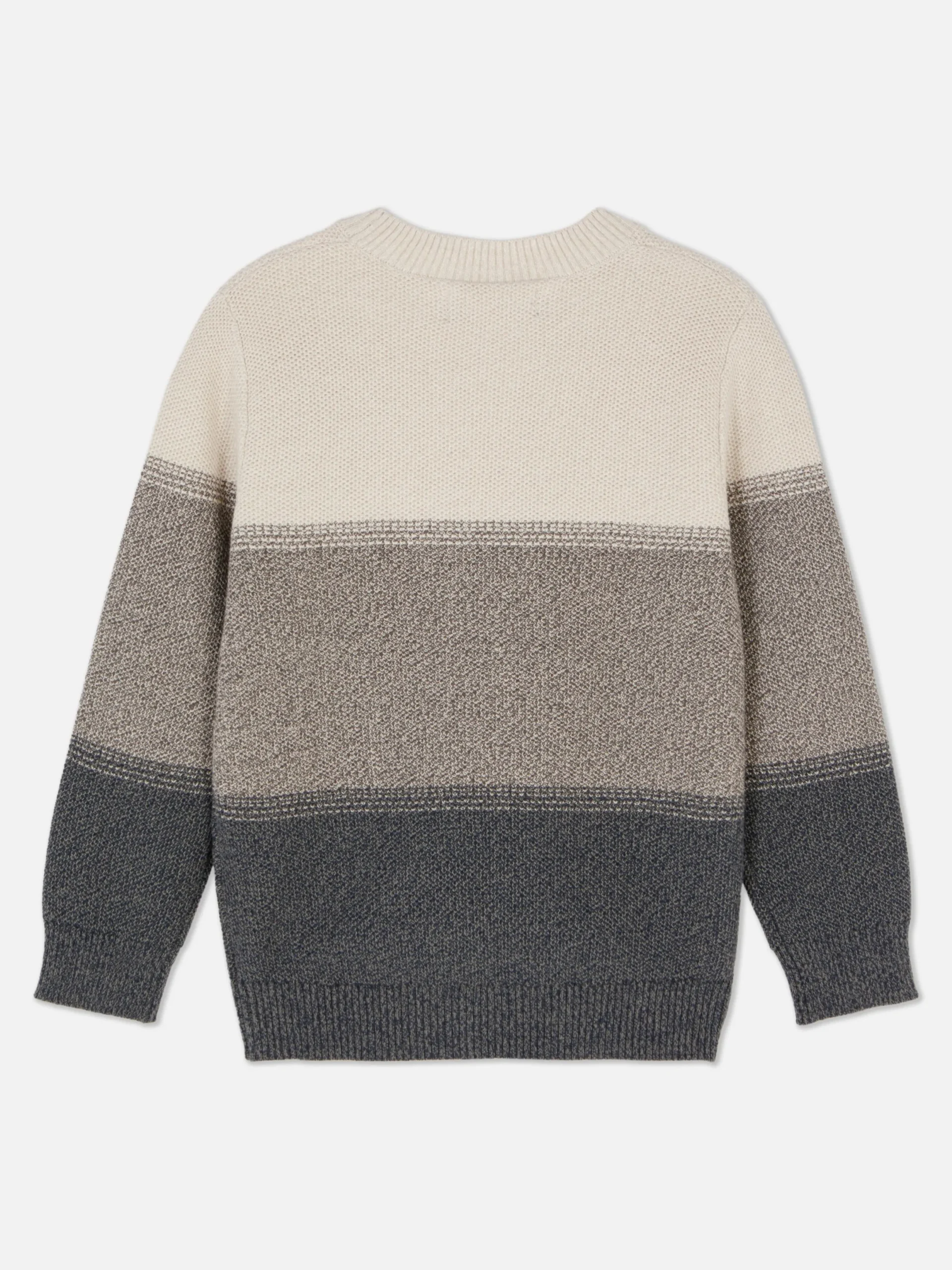 Pullover Und Cardigans|Primark Gestreifter Strickpullover Steinfarben