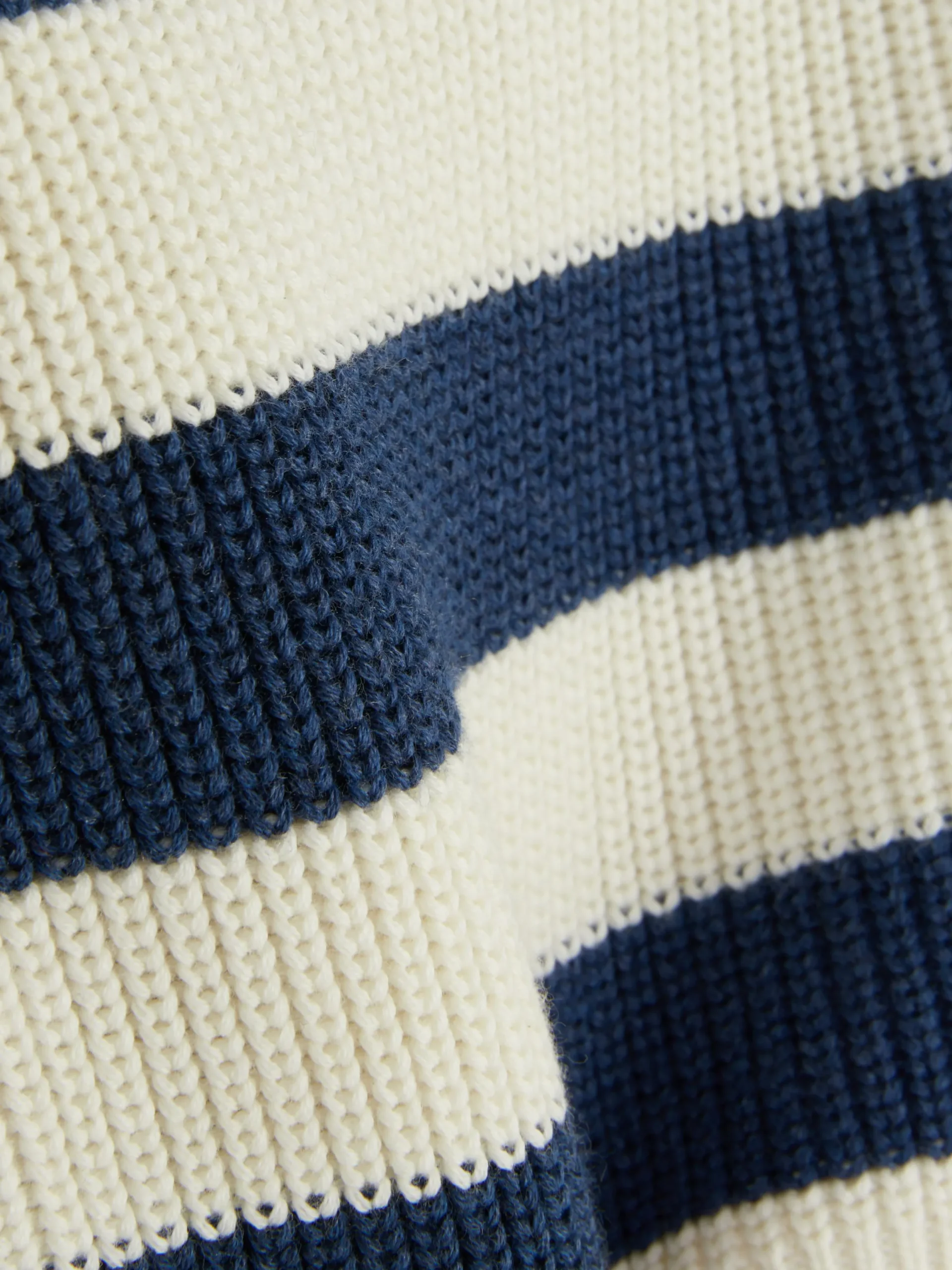Pullover Und Cardigans|Primark Gestreifter Strickpullover Marineblau