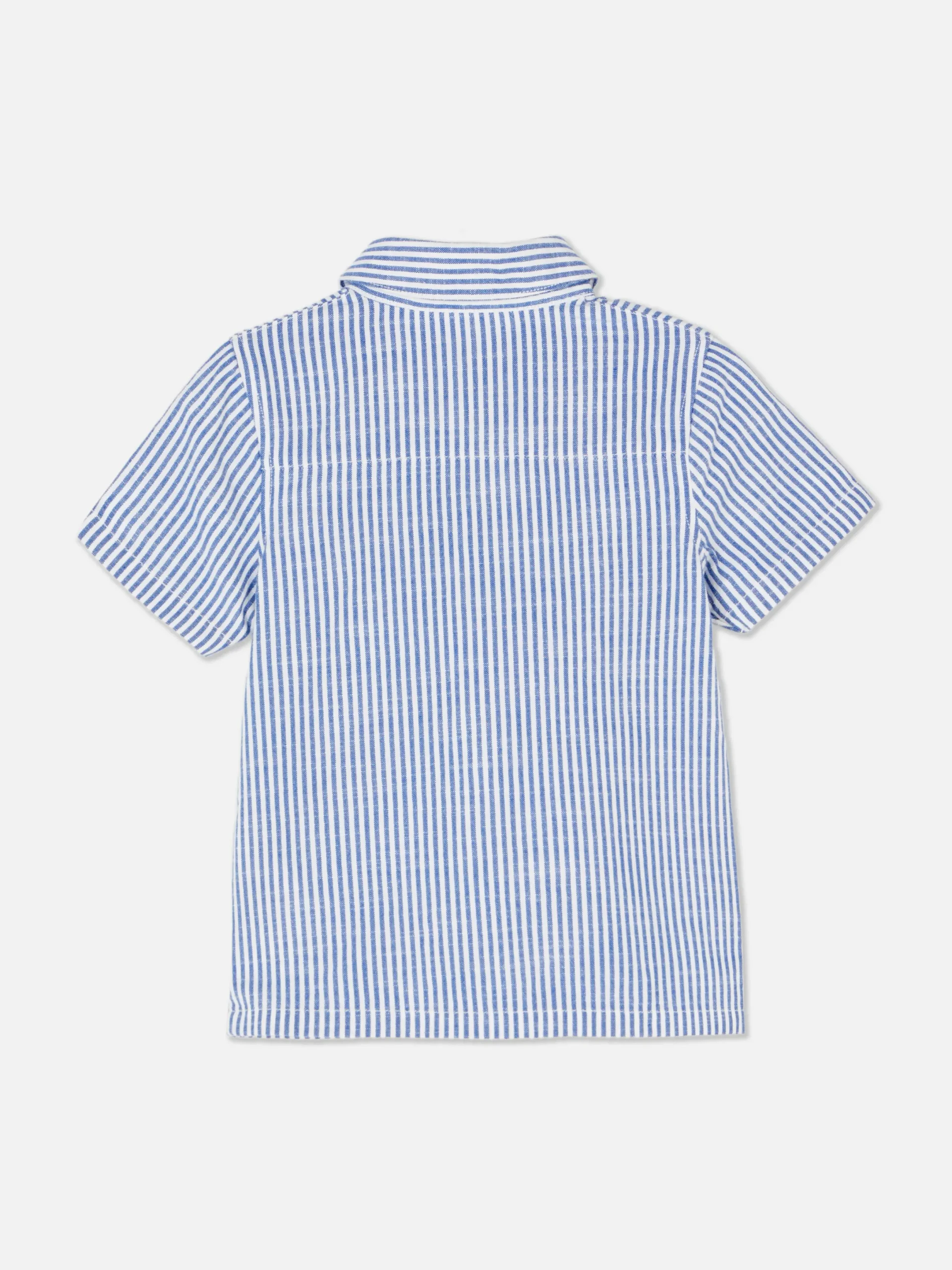 Tops Und T-Shirts|Primark Gestreiftes Kurzarmhemd Marineblau