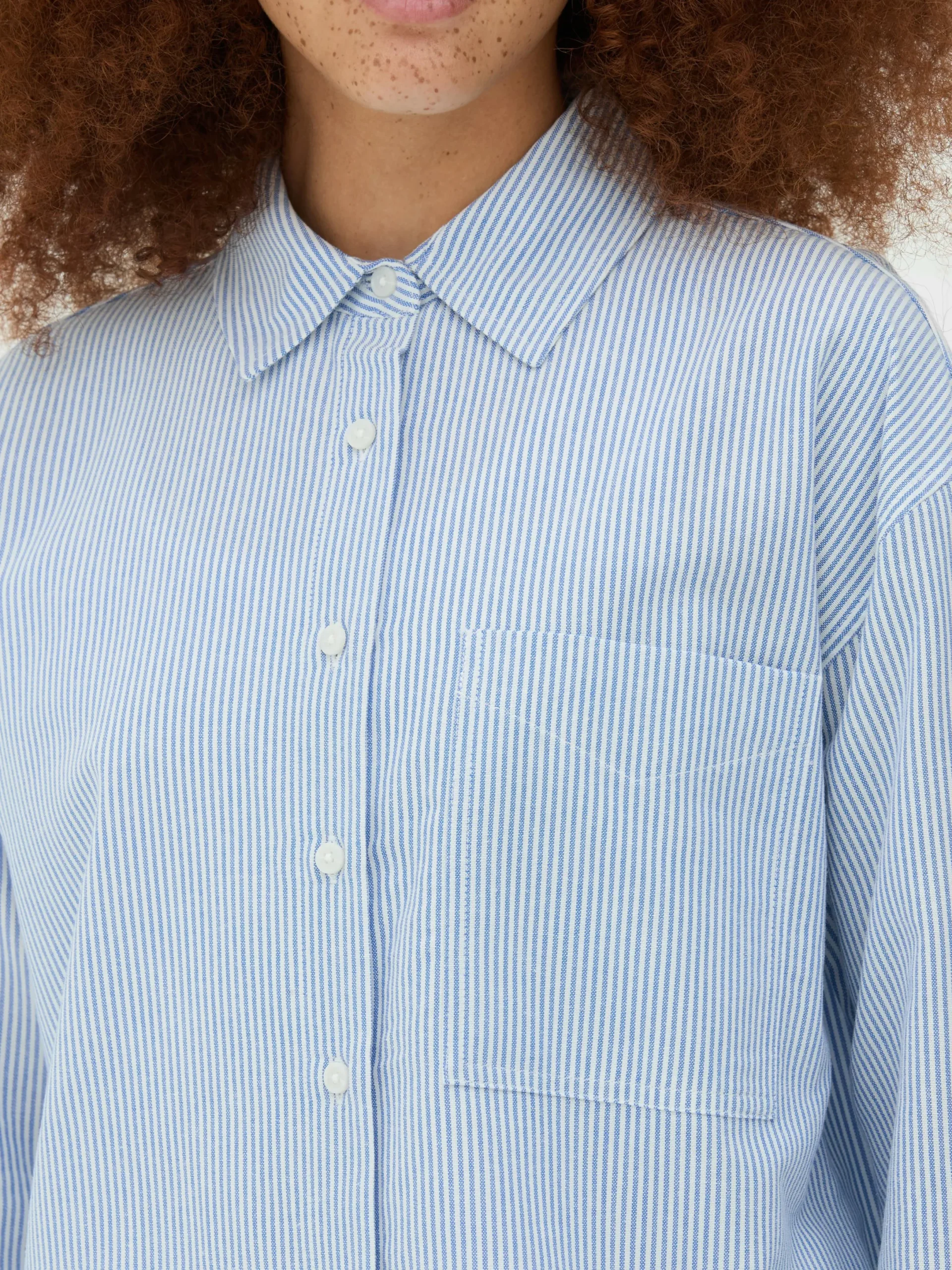 Blusen|Primark Gestreiftes Oxford-Hemd Multi